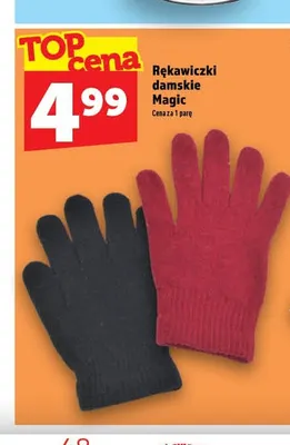 Rękawiczki damskie Magic promocja w TOPAZ