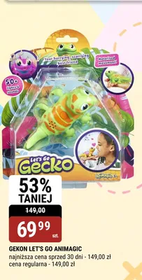 Gekon Let's Go ANIMAGIC promocja w bi1
