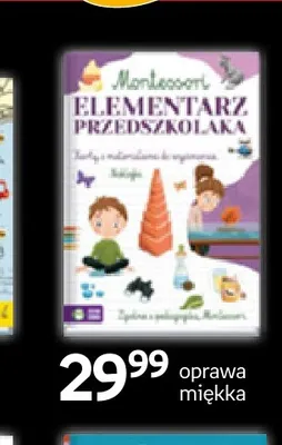 Książka Montessori Elementarz przedszkolaka oprawa miękka promocja w Empik