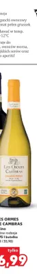 Wino białe Les Ormes de Cambras Chardonnay promocja w Kaufland
