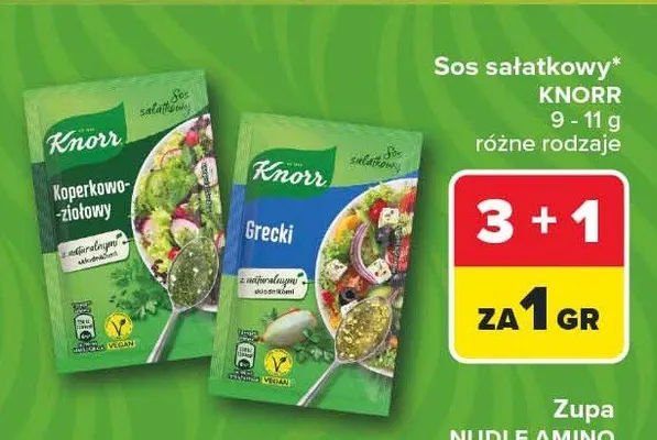 Sos sałatkowy Knorr Koperkowo-Ziołowy promocja w Carrefour