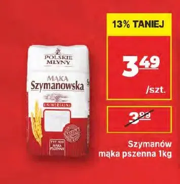 Mąka pszenna Szymanów 1 kg promocja w API Market
