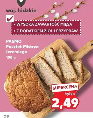 Pasztet mistrza Jeremiego promocja w Kaufland