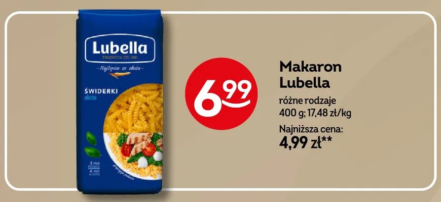 Makaron Lubella promocja w Żabka