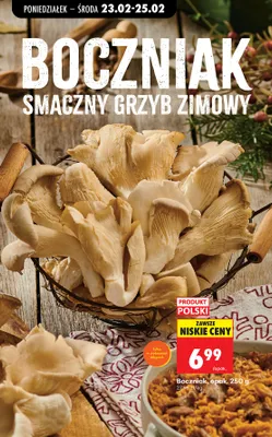 Boczniak 250 g promocja w Biedronka