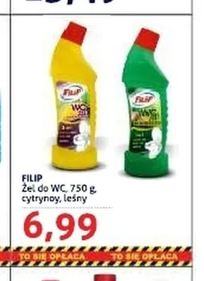 Żel do WC leśny Filip promocja w Blue Stop