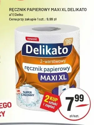 Ręcznik papierowy Maxi XL Delikato promocja w Sedal