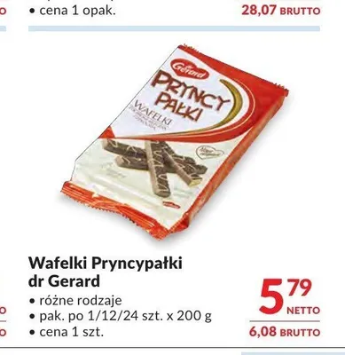 Wafelki Pryncypałki dr Gerard promocja w Makro