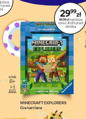 Gra karciana Minecraft Explorers promocja w Empik