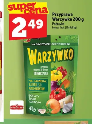Przyprawa Warzywko Podravka promocja w TOPAZ