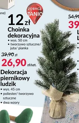 Choinka dekoracyjna promocja w Salony Agata