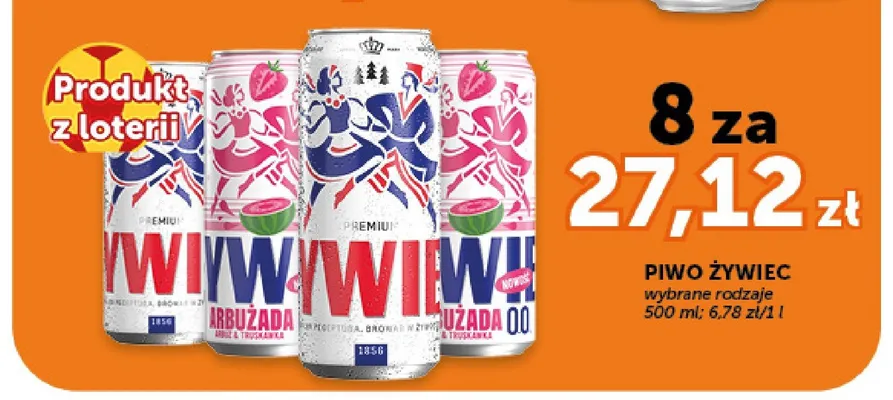 Piwo bezalkoholowe Żywiec Arbużada promocja w Groszek