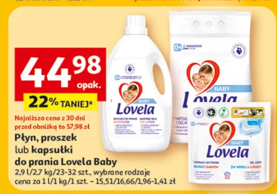 Płyn, proszek lub kapsułki do prania promocja w Auchan