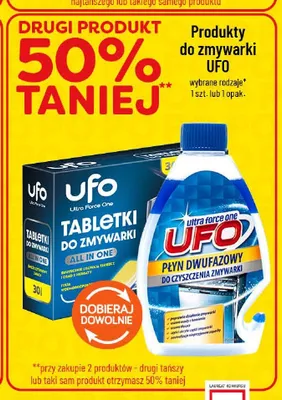 Tabletki do zmywarki UFO All in One promocja w POLOmarket