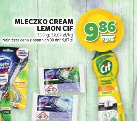 Mleczko Cream Lemon Cif promocja w Stokrotka