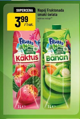 Napój Fruktonada smaki świata Kaktus promocja w POLOmarket