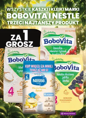 Kleik ryżowy BoboVita promocja w Dino
