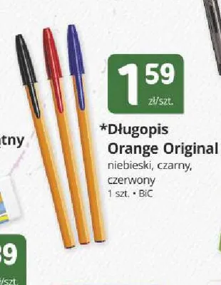 Długopis BIC Orange Original niebieski promocja w Marketvita