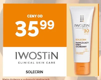 Krem nawilżający ochronny Iwostin Solecrin SPF 30 promocja w Ziko Dermo