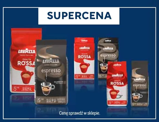 Kawa mielona Lavazza Qualita Rossa promocja w Stokrotka