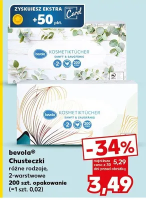 Chusteczki 2-warstwowe różne rodzaje promocja w Kaufland