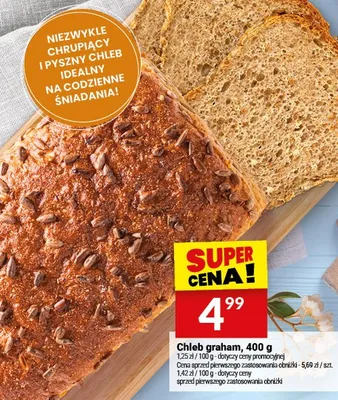 Chleb graham, 400g promocja w Twój Market