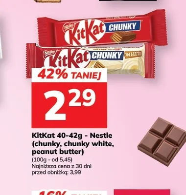 Baton KitKat Chunky promocja w Hitpol