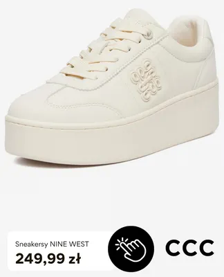 Sneakersy Nine West promocja w CCC