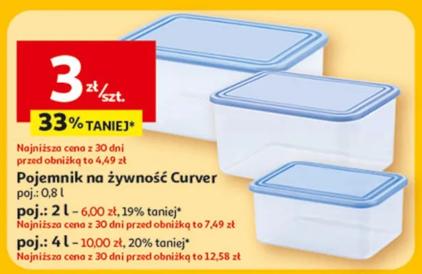 Pojemnik na żywność promocja w Auchan