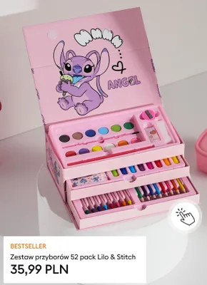 Zestaw przyborów 52-pak Lilo & Stitch promocja w Sinsay
