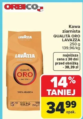 Kawa ziarnista promocja w Carrefour Market