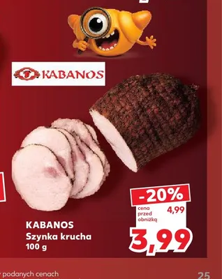 Szynka krucha Kabanos promocja w Kaufland