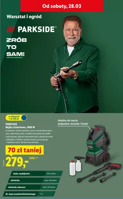 Myjka ciśnieniowa 1800 W promocja w Lidl