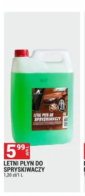 Letni płyn do spryskiwaczy promocja w Merkury Market
