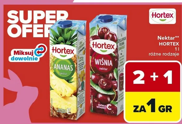 Nektar ananasowy promocja w Carrefour Market