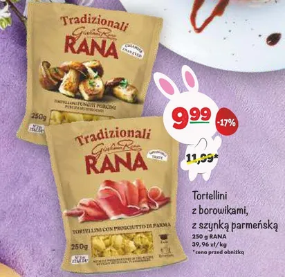 Tortellini z szynką parmeńską promocja w Arhelan