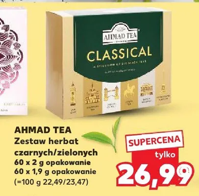 Zestaw herbat czarnych/zielonych promocja w Kaufland