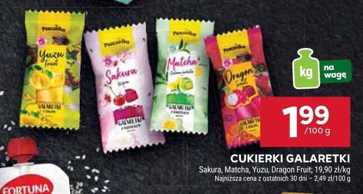 Cukierki galaretki Yuzu Lemon Fruit promocja w Stokrotka