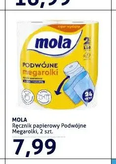 Ręcznik papierowy Mola Podwójne Megarolki promocja w Blue Stop