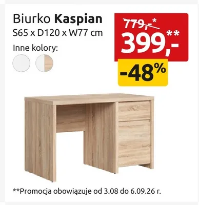 Biurko Kaspian promocja w Black Red White