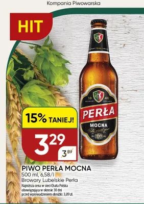 Piwo Perła Mocna promocja w Chata Polska