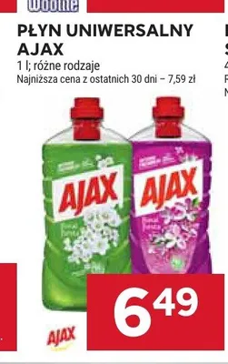 Płyn uniwersalny AJAX promocja w Stokrotka