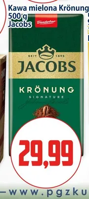 Kawa mielona Krönung Jacobs promocja w Kupiec