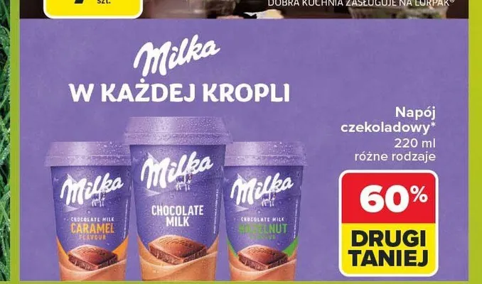 Napój czekoladowy Milka o smaku karmelowym promocja w Carrefour Market