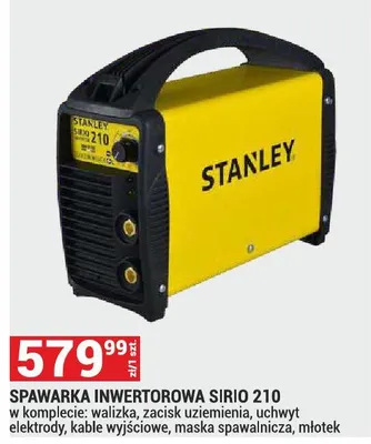 Spawarka inwertorowa Stanley Sirio 210 promocja w Merkury Market