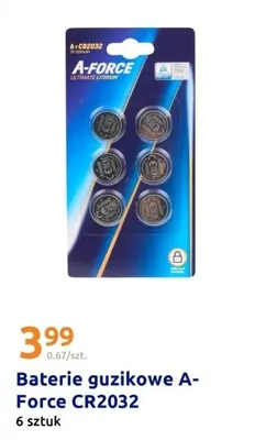 Baterie guzikowe CR2032 promocja w Action