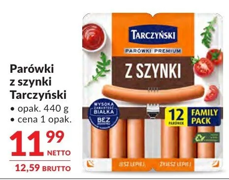 Parówki z szynki Tarczyński promocja w Makro