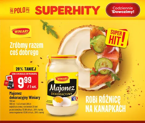 Majonez dekoracyjny Winiary promocja w POLOmarket