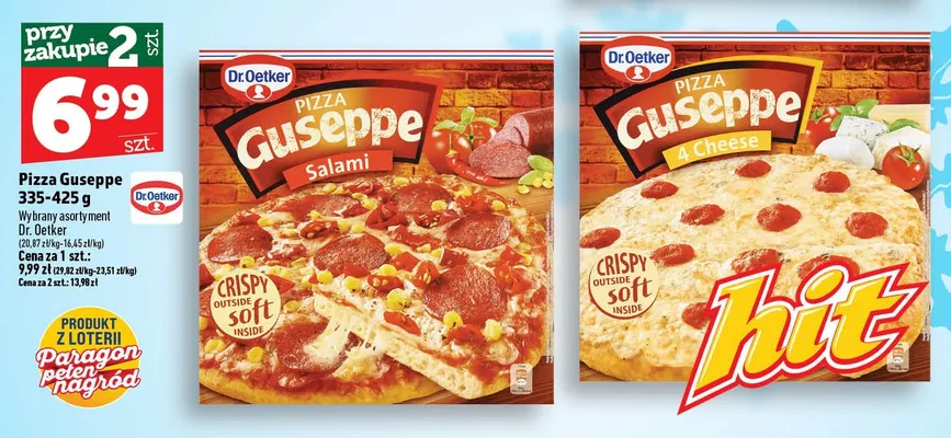 Pizza Guseppe 4 Cheese Dr. Oetker promocja w TOPAZ