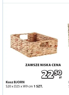 Kosz Bjorn Jysk promocja w Jysk